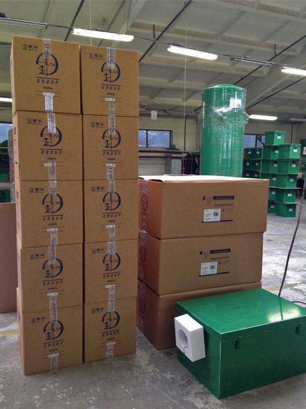 Склад на производстве Компании Alta Group