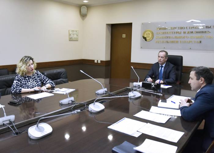 Рабочая встреча  с Министерством строительства и ЖКХ Республики Татарстан по вопросу проектирования и строительства очистных сооружений